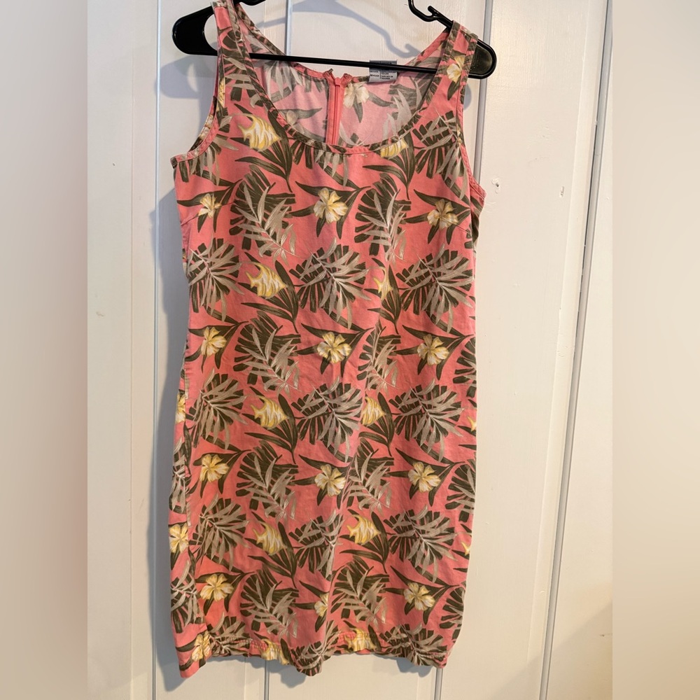 Tropical Columbia Pink Sleeveless Dress